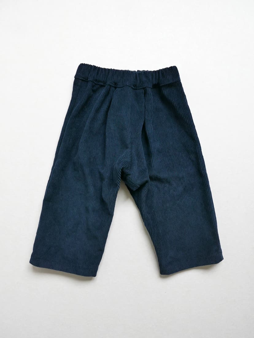 Corduroy Kimono Pant — Navy