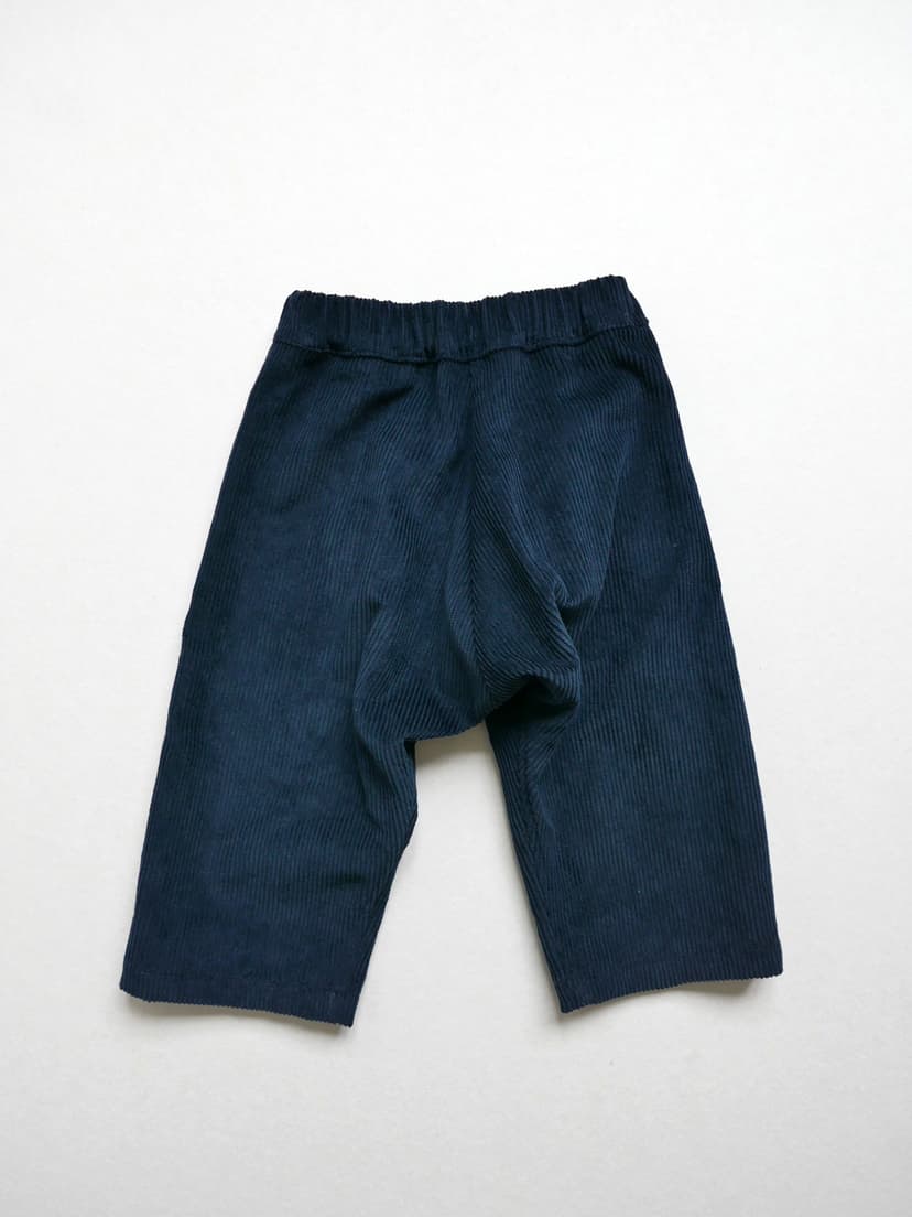 Corduroy Kimono Pant — Navy