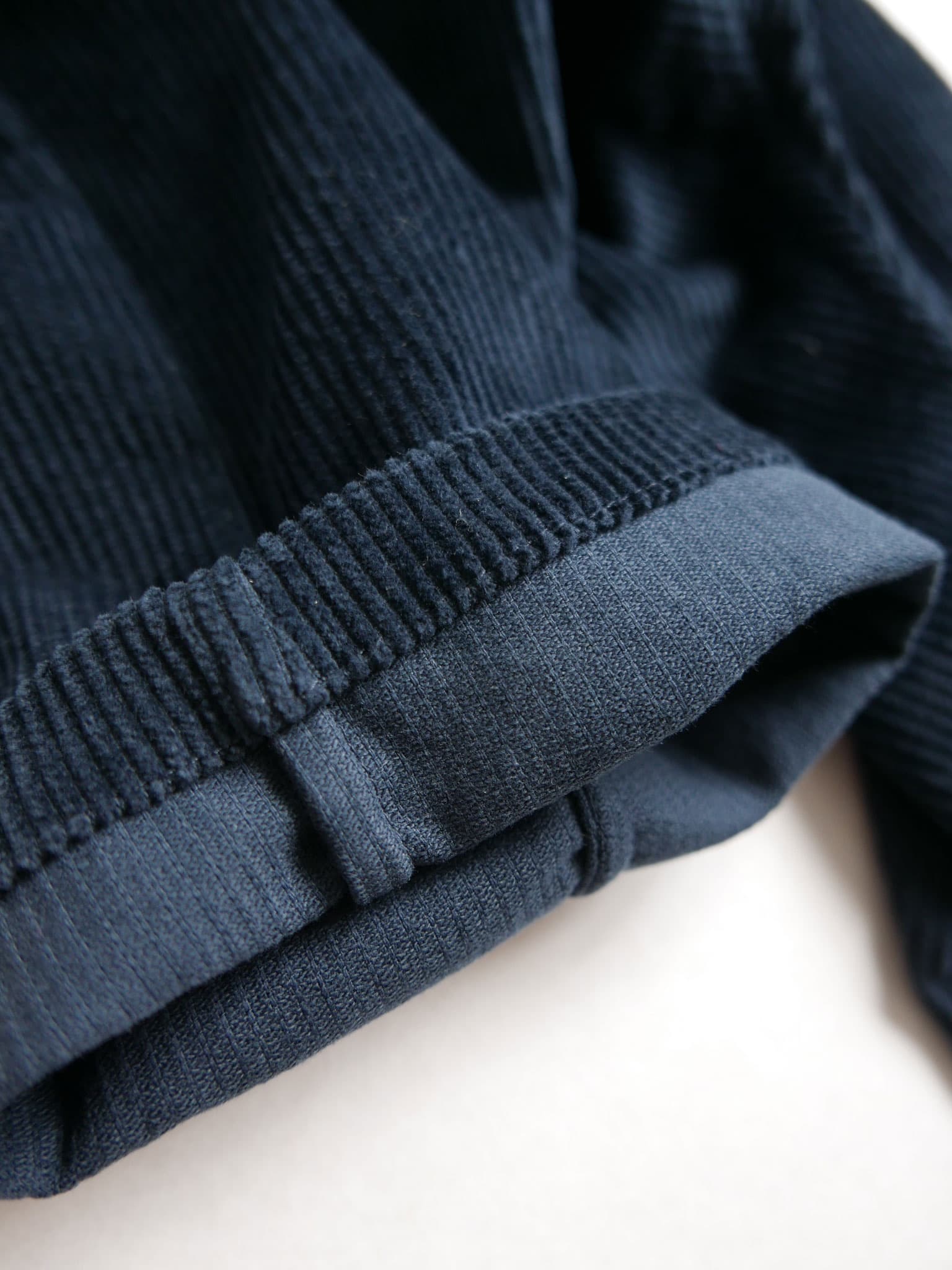 Corduroy Kimono Pant — Navy - Image 3