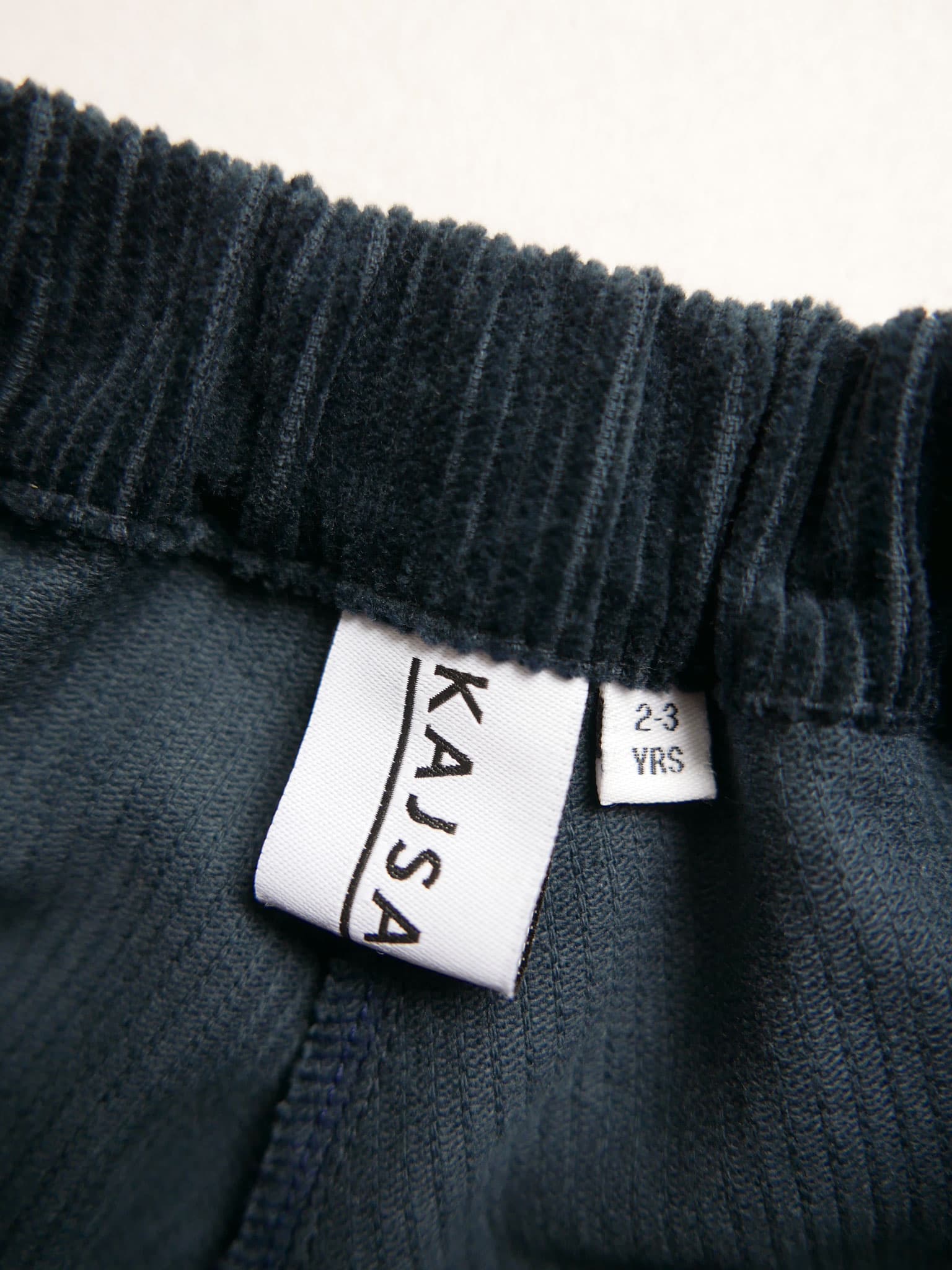 Corduroy Kimono Pant — Navy - Image 4